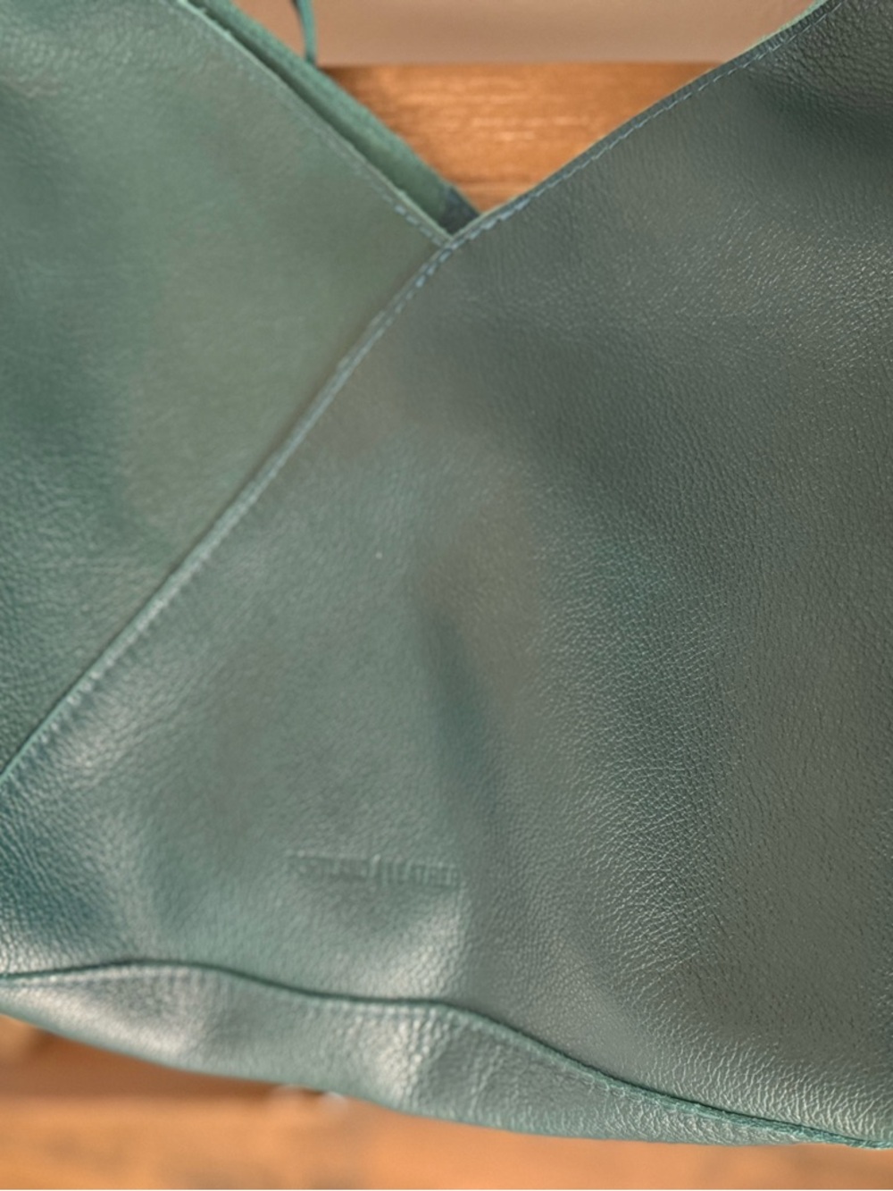 Oversized Naomi Shoulder Bag and TacoTassel in Sea Glass - Picture 8 of 9